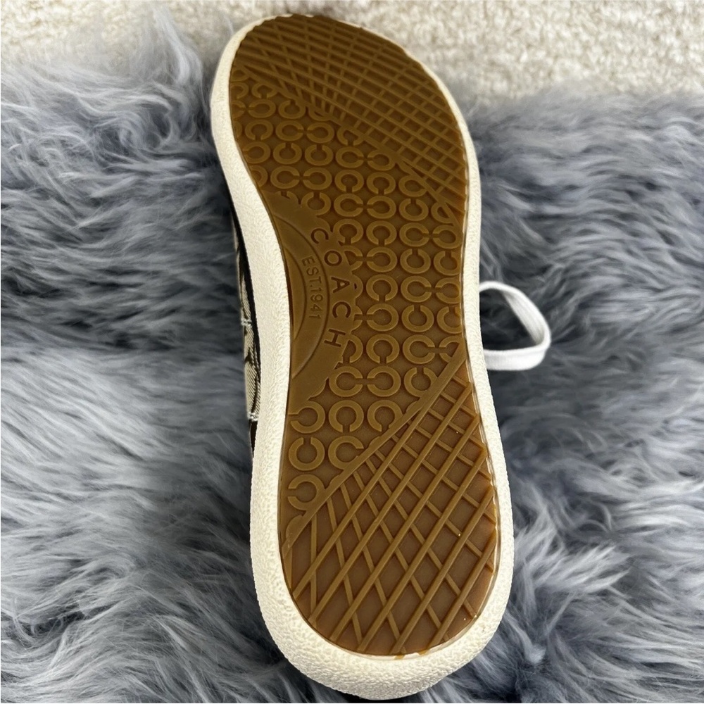 NWOT Vintage Y2K Coach Hightop Ellis signature sneakers womens size 7 shoes. - Picture 6 of 11